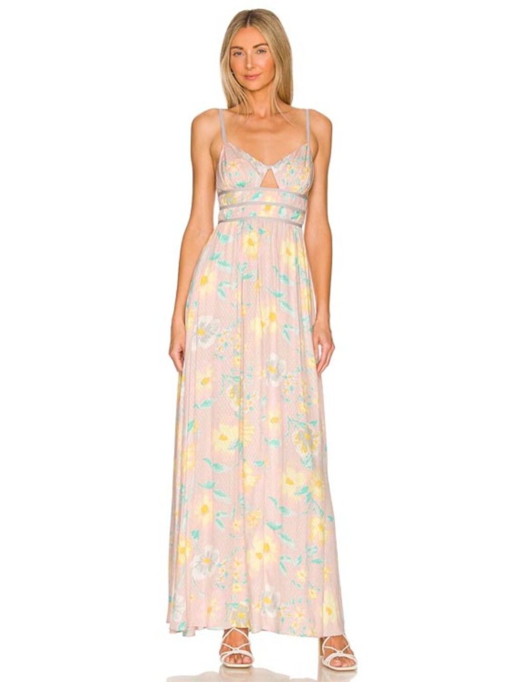 Free People Wisteria Maxi Floral Dress - Women's Size Medium